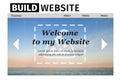 Composite image of build site interface Royalty Free Stock Photo