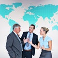 Composite image of business people having a disagreement Royalty Free Stock Photo