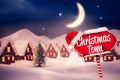 Composite image of christmas town Royalty Free Stock Photo