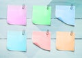 Composite image of colored Sticky Note Royalty Free Stock Photo