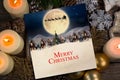 Composite image of composite image of merry christmas Royalty Free Stock Photo