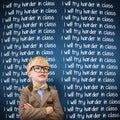 Composite image of cute pupil dressed up as teacher Royalty Free Stock Photo