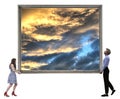 See the big picture concept Royalty Free Stock Photo