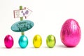 Composite image of easter egg hunt sign Royalty Free Stock Photo