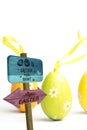 Composite image of easter egg hunt sign Royalty Free Stock Photo