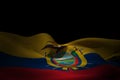 Composite image of ecuador flag waving