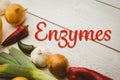 Composite image of enzymes Royalty Free Stock Photo