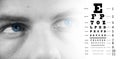 Composite image of eye test Royalty Free Stock Photo