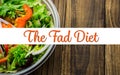 Composite image of the fad diet