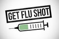 Composite image of fight the flu Royalty Free Stock Photo