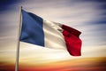 Composite image of france national flag