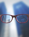 Composite image of glasses Royalty Free Stock Photo