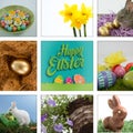 Composite image of happy easter Royalty Free Stock Photo