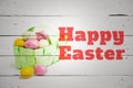 Composite image of happy easter Royalty Free Stock Photo
