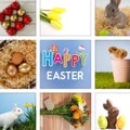 Composite image of happy easter Royalty Free Stock Photo