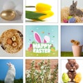 Composite image of happy easter Royalty Free Stock Photo