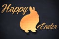 Composite image of happy easter logo Royalty Free Stock Photo