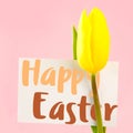 Composite image of happy easter logo Royalty Free Stock Photo