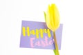 Composite image of happy easter logo Royalty Free Stock Photo