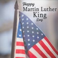 Composite image of happy martin luther king day