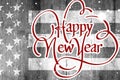 Composite image of happy new year Royalty Free Stock Photo