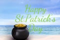 Composite image of happy st patricks day Royalty Free Stock Photo