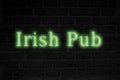 Composite image of irish pub sign Royalty Free Stock Photo