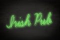 Composite image of irish pub sign Royalty Free Stock Photo