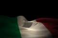 Composite image of italy flag waving Royalty Free Stock Photo