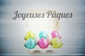 Composite image of joyeuses paques