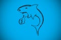 Composite image of loan shark doodle Royalty Free Stock Photo