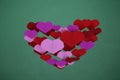 Composite image of love hearts Royalty Free Stock Photo
