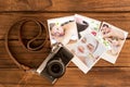 Composite image of loving young couple enjoying a back massage Royalty Free Stock Photo