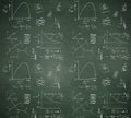 Composite image of math and science doodles Royalty Free Stock Photo