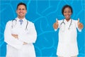 Composite image of medical team Royalty Free Stock Photo