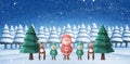 Composite image of merry christmas illustration Royalty Free Stock Photo