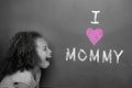 Composite image of mothers day greeting Royalty Free Stock Photo