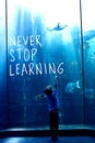 Composite image of never stop learning