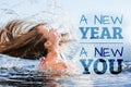 Composite image of new year new you Royalty Free Stock Photo