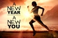 Composite image of new year new you Royalty Free Stock Photo