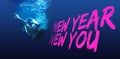 Composite image of new year new you Royalty Free Stock Photo