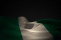 Composite image of nigeria flag waving