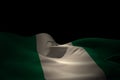 Composite image of nigeria flag waving Royalty Free Stock Photo