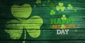Composite image of patricks day greeting Royalty Free Stock Photo