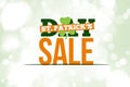 Composite image of patricks day sale ad Royalty Free Stock Photo