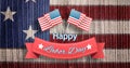 Composite image of poster of happy labor day text Royalty Free Stock Photo