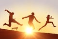 Composite image of profile view of sportswoman practising discus throw Royalty Free Stock Photo