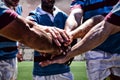 Composite image of rugby players Royalty Free Stock Photo