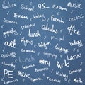 Composite image of school buzzwords Royalty Free Stock Photo