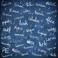 Composite image of school buzzwords Royalty Free Stock Photo